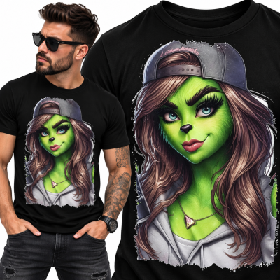 KOSZULKA ŚWIĄTECZNA GRINCH WOMEN